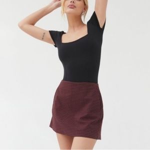Urban Outfitters Cooperative Gingham Mini Skirt